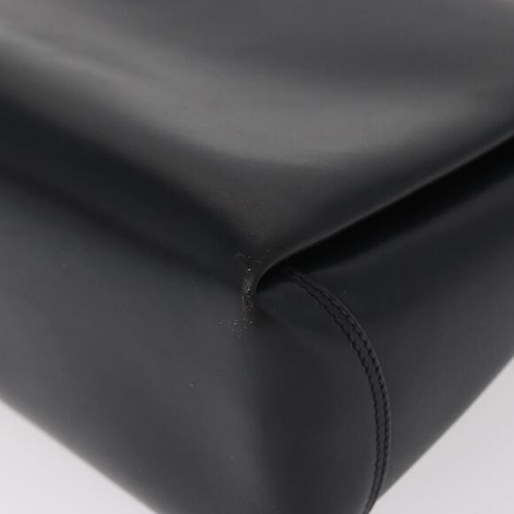 GUCCI Shoulder Bag Leather Navy Gold Auth 152739 - Picture 16 of 16